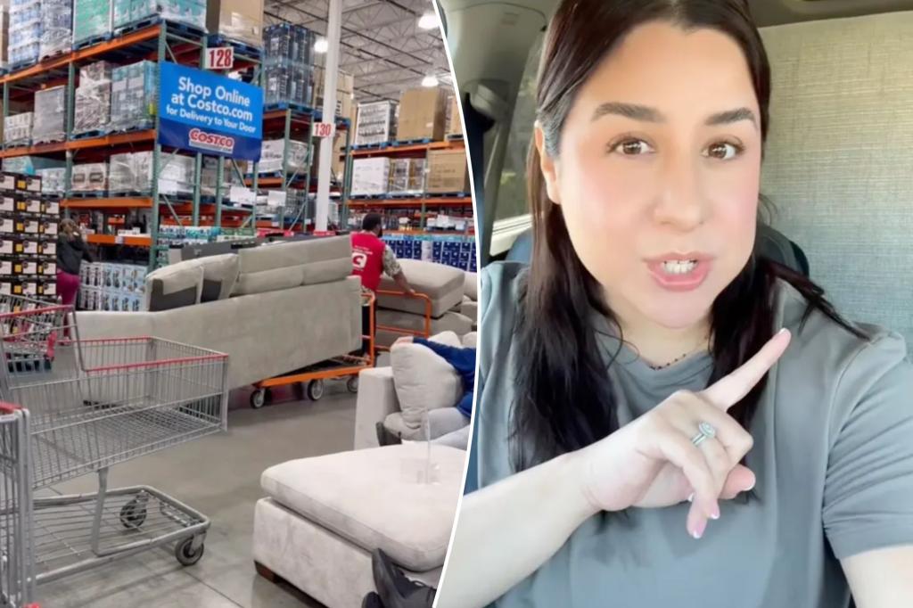 California mom tests the limits of Costco's return policy — trying to take back a 3-year-old couch where her son drew, "Do you feel good about this?"